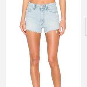 Mother x Miranda easy does it denim shorts